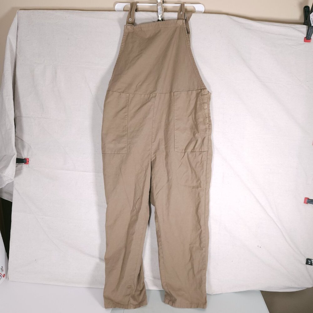 Eileen Fisher Womens Organic Cotton Hemp Overalls XL Utility Minimalist - Picture 2 of 16